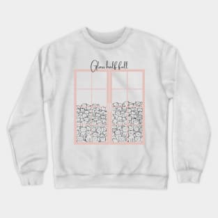 cats in the window Crewneck Sweatshirt